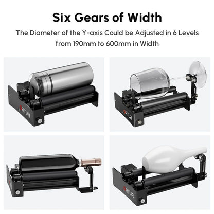 Ortur YRR 3.0 Rotary Roller for Cylinder Engraving